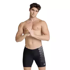 MEDIA CALZA NATACIÓN ARENA KIKKO V HOMBRE MAXFIT ECO BLACK WHITE (510)