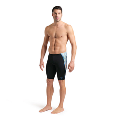 CALZA NATACIÓN ARENA PLANET WATER HOMBRE MAXLIFE ECO BLACK WHITE MULTI (510) - comprar online