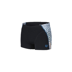 BOXER NATACIÓN ARENA PLANET WATER HOMBRE MAXLIFE ECO BLACK WHITE MULTI (510) - tienda online