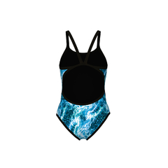 ENTERIZA ARENA PACIFIC SUPERFLY MUJER MAXLIFE ECO BLACK BLUE MULTI (580) - tienda online