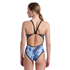 ENTERIZA ARENA PACIFIC SUPERFLY MUJER MAXLIFE ECO BLACK BLUE MULTI (580) - comprar online