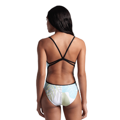 ENTERIZA ARENA LIGHT FLORAL LACE MUJER MAXLIFE ECO BLACK WHITE MULTI (550) - comprar online