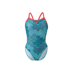 ENTERIZA ARENA CAMO KIKKO MUJER MAXLIFE ECO FLUO RED WATER MUILTI (480) - SOLO NATACIÓN