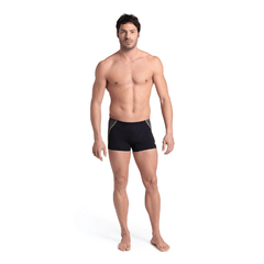 BOXER NATACIÓN ARENA CAMO KIKKO HOMBRE MAXLIFE ECO BLACK BLACK MULTI (550) en internet