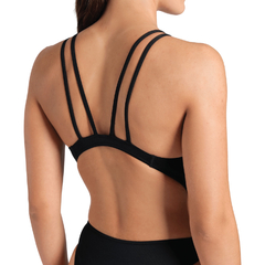 ENTERIZA ARENA TECH MULTI SOLID MUJER MAXLIFE ECO BLACK WHITE (501) - SOLO NATACIÓN