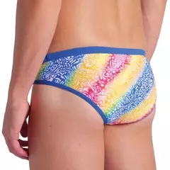 MALLA SLIP NATACIÓN ARENA PRIDE LINES HOMBRE MAXLIFE ECO ROYAL WHITE MULTI (850) - tienda online