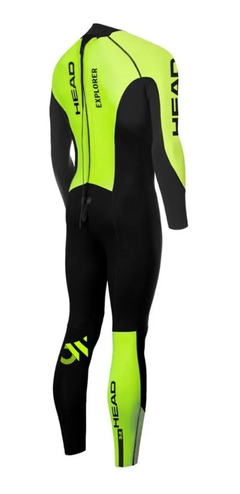 HEAD TRAJE NEOPRENE EXPLORER CON MANGAS HOMBRE OW 3.2.2 BLACK LIME - SOLO NATACIÓN