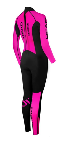 HEAD TRAJE NEOPRENE EXPLORER CON MANGAS MUJER OW 3.2.2 BLACK PINK - SOLO NATACIÓN