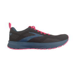 ZAPATILLAS BROOKS REVEL 5 RUNNING MUJER ENERGIZE NEUTRAL BLACK NAVY PINK (067)