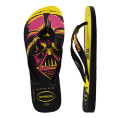 OJOTAS HAVAIANAS STAR WARS HOMBRE PRETO AMARELLO (2127) - comprar online