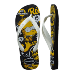 OJOTAS HAVAIANAS SIMPSONS HOMBRE BLACK (0090) - comprar online