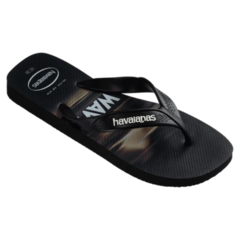 OJOTAS HAVAIANAS SURF HOMBRE ORIGINALES PRETO PRETO BRANCO - comprar online