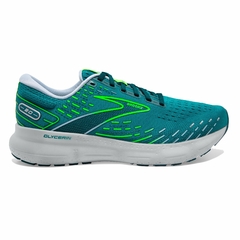 ZAPATILLAS BROOKS RUNNING HOMBRE GLYCERIN 20 CUSHION NEUTRAL KAYAKING HERON GREEN GECKO (386)