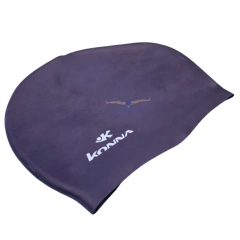 GORRA NATACÓN KONNA LONG HAIR RODETE MARINO - comprar online