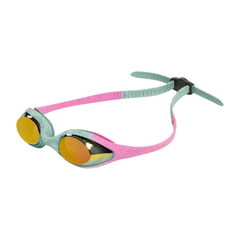 ANTIPARRAS ARENA SPIDER JUNIOR MIRROR 6-12 AÑOS PINK GREY PINK (902) RECYCLED MATERIALS - comprar online