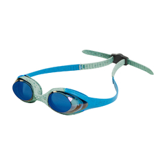 ANTIPARRAS ARENA SPIDER JUNIOR MIRROR 6-12 AÑOS BLUE GREY BLUE (903) RECYCLED MATERIALS - comprar online