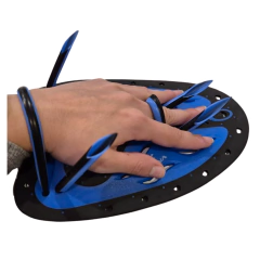 Imagen de MANOPLA DE NATACIÓN KONNA KOOL PRO AZUL NEGRO