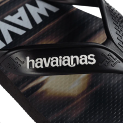 OJOTAS HAVAIANAS SURF HOMBRE ORIGINALES PRETO PRETO BRANCO - SOLO NATACIÓN