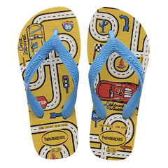 OJOTAS HAVAIANAS KIDS CARS AMARILLO ORO (0776)