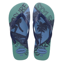 OJOTAS HAVAIANAS TOP ATHLETIC HOMBRE BLUE STEEL AZUL ACO (0057)