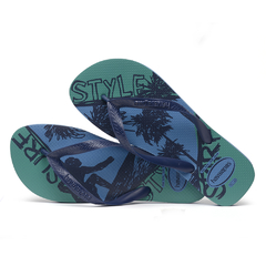 OJOTAS HAVAIANAS TOP ATHLETIC HOMBRE BLUE STEEL AZUL ACO (0057) - SOLO NATACIÓN