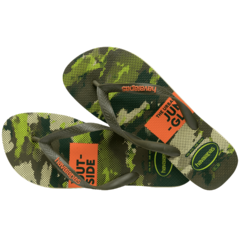 HAVAIANAS HOMBRE TOP CAMU LIME GREEN (0094) - comprar online