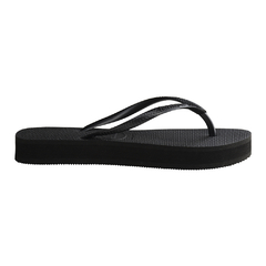 HAVAIANAS MUJER SLIM FLATFORM BLACK (0090) - SOLO NATACIÓN