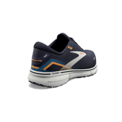 ZAPATILLAS BROOKS RUNNING GHOST 15 HOMBRE CUSHION NEUTRAL PEACOAT BLUE ORANGE POP (439) - tienda online