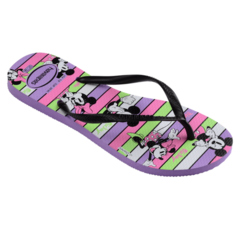 OJOTAS HAVAIANAS KIDS SLIM DISNEY NIÑA ROXO PRISMA (1801)