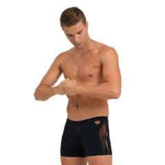 MALLA BOXER NATACIÓN ARENA SPIKES MAXLIFE ECO HOMBRE BLACK (500) - comprar online