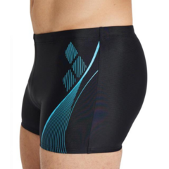 MALLA BOXER NATACIÓN ARENA SWIM GRAPHIC HOMBRE MAXFIT ECO BLACK MARTINICA (580) - tienda online