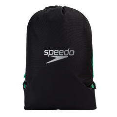 BOLSO MOCHILA NATACIÓN SPEEDO IMPERMEABLE 15 LITROS POOL BAG BLACK GREEN (027)