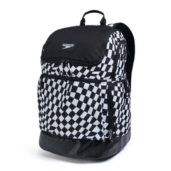 MOCHILA NATACION SPEEDO TEAMSTER 2.0 35 LITROS BLACK WHITE (009)