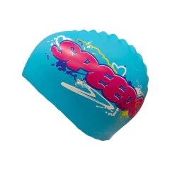 GORRA SPEEDO SLOGAN PRINT CELESTE ROSA BLANCO (550) en internet