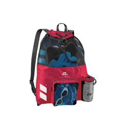 MOCHILA BOLSA DE RED AQUON AIR MESH BAG 40 L NATACIÓN BORDÓ