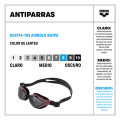 ANTIPARRAS ARENA AIRBOLD SWIPE SMOKE RED WINE BLACK (104) en internet