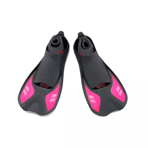 ALETA CORTA NATACION AQUON SMART FIN NEGRO ROSA - comprar online