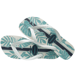 OJOTAS HAVAIANAS ALOHA HOMBRE BRANCO AZUL INDICO (9398) - comprar online