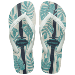 OJOTAS HAVAIANAS ALOHA HOMBRE BRANCO AZUL INDICO (9398)