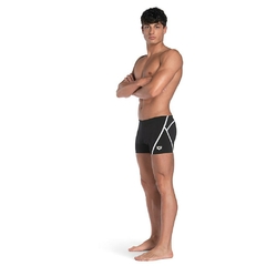 MALLA BOXER NATACIÓN ARENA PRO FILE HOMBRE MAXLIFE ECO BLACK WHITE (510) - comprar online