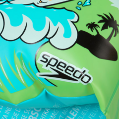 BRACITOS SPEEDO BRAZALETES ARMBAND PRINTED VERDE NEGRO CELESTE (069) - SOLO NATACIÓN