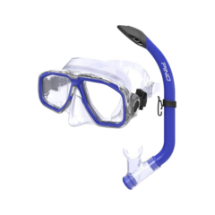 SET SNORKEL Y MÁSCARA PINO JUNIOR PINOKIDS BUCEO SNORKELING CLEAR BLUE