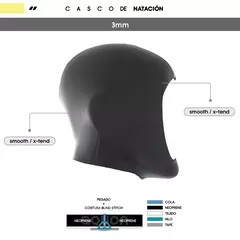 CASCO NEOPRENE AQUON 3MM C/ BARBIJO NATACIÓN AGUAS ABIERTAS en internet