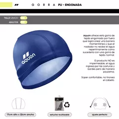 GORRA AQUON PU POLIURETANO AZUL - comprar online