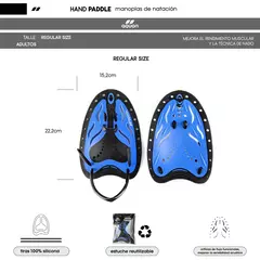 Imagen de MANOPLAS AQUON AZUL
