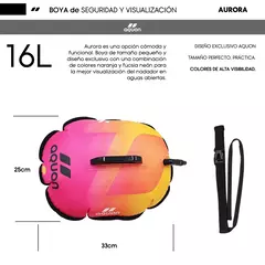 BOYA SEGURIDAD AQUON NATACIÓN TRIATLÓN AGUAS ABIERTAS 16 LTS - SOLO NATACIÓN