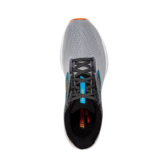 ZAPATILLAS BROOKS RUNNING LAUNCH 10 HOMBRE SPEED NEUTRAL BLACK GREY ORANGE CLOWN FISH (019) en internet