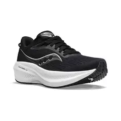 ZAPATILLAS SAUCONY TRIUMPH 21 RUNNING HOMBRE PISADA NEUTRAL BLACK WHITE - tienda online