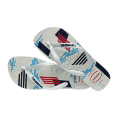 HAVAIANAS HOMBRE TREND BRANCO BRANCO MARINO (6349) - SOLO NATACIÓN