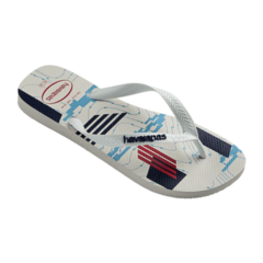 HAVAIANAS HOMBRE TREND BRANCO BRANCO MARINO (6349) - tienda online